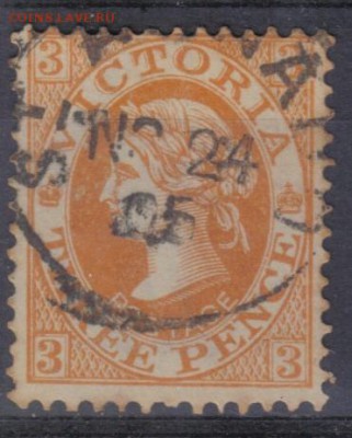 Австралия Виктория 1901г 3р до 25.07 22.00мск - Австралия Виктория 1901г 3р №1 $2