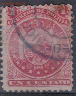 Боливия 1890г 1с до 25.07 22.00мск - Боливия 1890г 1с $0,8