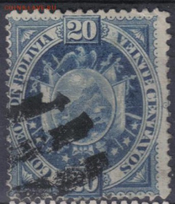 Боливия 1894г 20с до 25.07 22.00мск - Боливия 1894г 20с $4