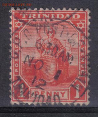 Британский Тринидад 1909г 1р до 25.07 22.00мск - Британский Тринидад 1909г 1р