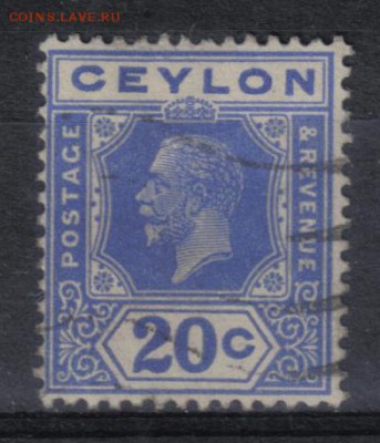 Британский Цейлон 1912-33гг 20с до 25.07 22.00мск - Британский Цейлон 1912-33гг 20с