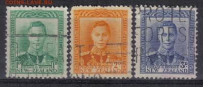 Новая Зеландия 1938-44гг Георг VI до 25.07 22.00мск - Новая Зеландия 1938-44гг Георг VI