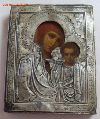 икона Казанская Б.М. оклад серебро 84. до 27.07. - SDC17306.JPG