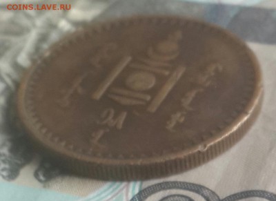 Монголия. 5 мунгу 1925. Медь. До 29.07.2016 в 22.00 - 20160725_161250-1