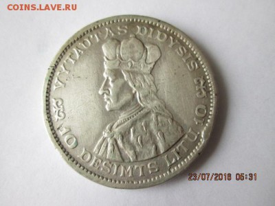 Литва,  10 лит 1936 г. до 29.07 в 22:оо - 2016-07-23 02-31-31.JPG