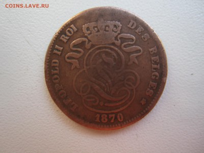 2 цента Бельгия 1870 г. - IMG_1526a.JPG