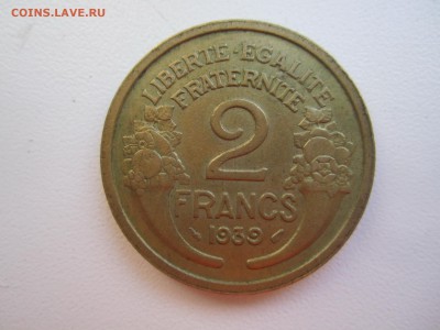 2 франка Франция 1939 г. - IMG_1500a.JPG