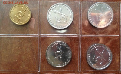 Набор монет Сомалиленд (5,5,5,10,20 шиллингов) UNC до 30.07 - somaliland2