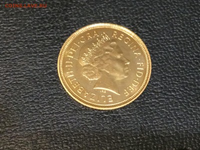 Золото,пол соверена 2005г.Великобритания. - IMG_0049[1].JPG