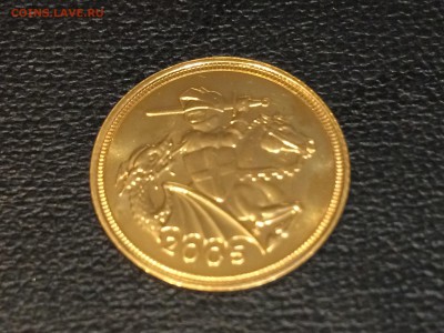 Золото,пол соверена 2005г.Великобритания. - IMG_0045[1].JPG