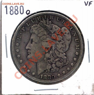 L48 1$ USA Morgan Dollar 1880o VF до 03.12 в 22°° - L48 USA Morgan Dollar 1880 VF_1