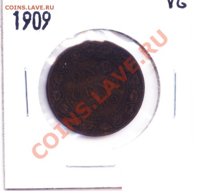 L49 1¢  Канада 1909 VG до 03.12 в 22°° - L49 1c Canada 1909 VG_1