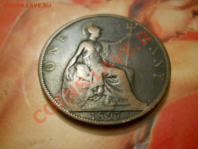 Оценка Англия и США. Старые - от 1913, Сохран! Много монет. - DSCN0827 1 пенни.JPG