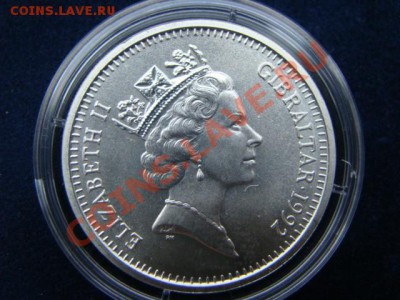 Гибралтар. 10 фунтов. Серебро. 1992 пруф - DSC06345.JPG