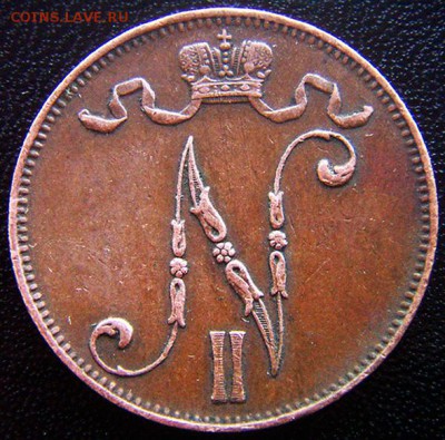 Царская Финляндия_5 пенни 1911; до 29.07_22.54мск - 12441