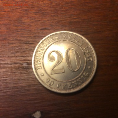 20 пфеннигов 1887 - image