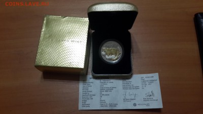 Серебро. 10 доларов 2005 . Снежный Леопард. - 20160729_200029