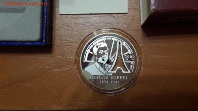 Франция. 10 евро 2009 (PROOF, серебро) Эйфелева башня. - 20160729_201718
