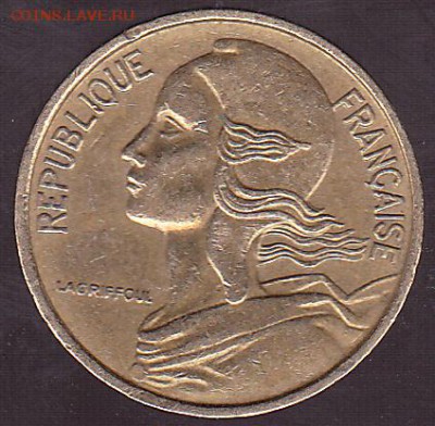 5 сантимов 1967 Франция. с 1 р. до 31.07 в 22.00 - IMG_0052