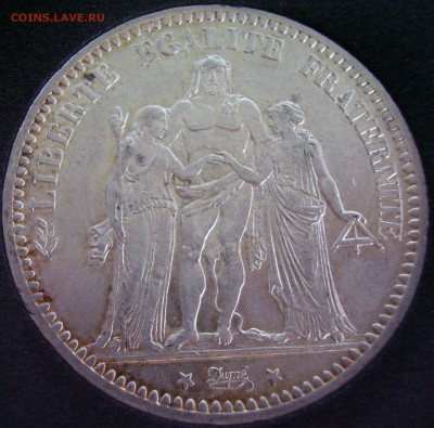 Франция 5фр. (1847, 1852, 1873) - 5 фр 1873-1