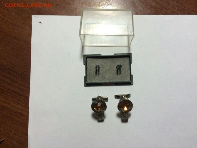 Запонки с камнем недорого до 07.08.16 в 22.00 по мск - xlJIYHYM0EY