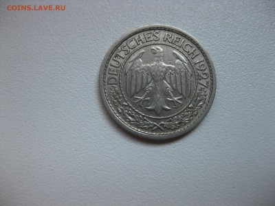 ВЕЙМАР,50 пфеннигов 1927J(никель)!до 3.08.2016 - IMG_5185.JPG