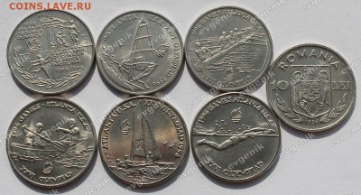 Польша-США-КАНАДА-19-20-РОССИЯ-Португалия-Казахстан - ro_1996_10lei_atlanta_set_6coins