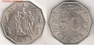 Мальта 50 центов, 1972 до 04.08.2016 - malta_1972