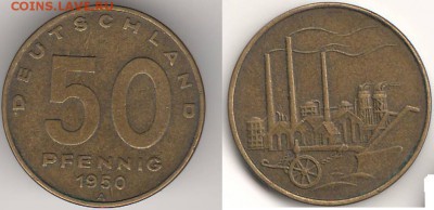 Германия (ГДР) 50 пфеннигов, 1950 до 04.08.2016 - 50_pfening_1950