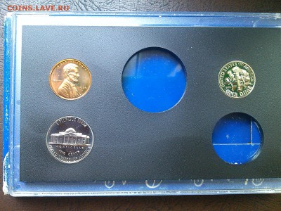 Пруф сет США 1970 (неполный) 1,5,10 центов - IMG_20160802_095900