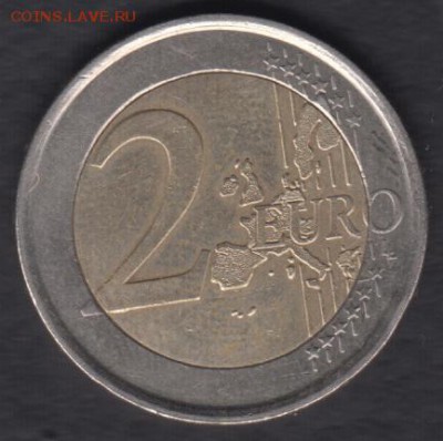 Испания 2 евро 2002 до 03.08.2016 21-00 - 2 евро Испания 2002 р