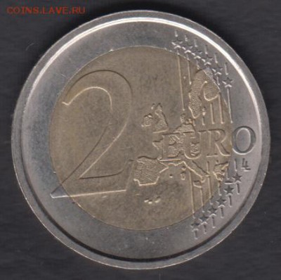 Италия 2 евро 2002 до 03.08.2016 21-00 - 2 евро Италия 2002 р