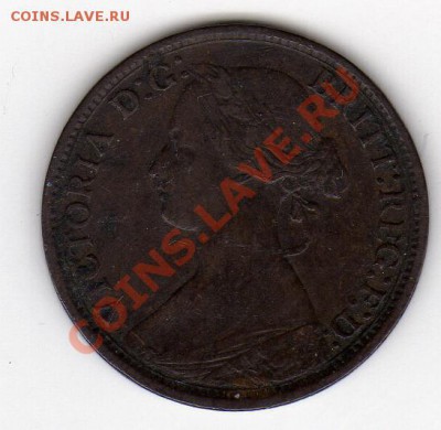Англия фартинг 1864 до 02.12.10 в 22.00 мск - img266