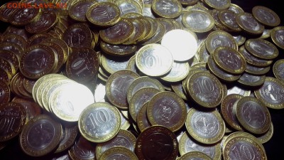 10 рублей биметалл ( области ) 237 шт. - IMG_20160803_001953