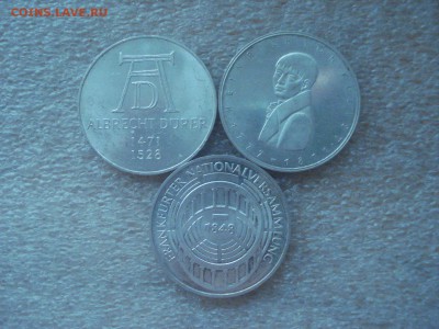 5 марок ФРГ - Дюрер, Клейст и Нац. собрание - одним лотом. - DSC06262.JPG