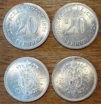 20 пфеннигов 1876F UNC на оценку - DSC02266.JPG