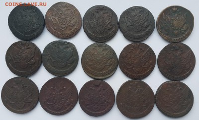 Пятаки 1763-95 год - погодовка2-2