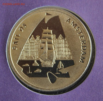 С 1 руб. НИДЕРЛАНДЫ В КОНВЕРТЕ 1 экю 1995г. ПАРУСНИК до 9.08 - IMG_2601.JPG