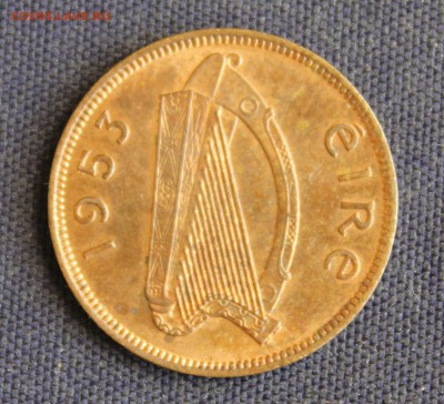 С 1 руб. ИРЛАНДИЯ фартинг 1953г.ВАЛЬДШНЕП,НЕ ЧАСТАЯ  до 9.08 - IMG_2580.JPG