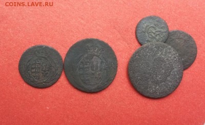 герцогство варшавское 1 и 3 гроша 1811г до 9 августа блиц - 1 грош 1811 2