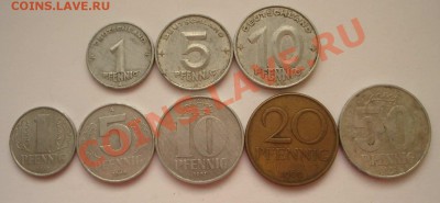 Германия (ГДР) 8 разных монет (окон. 03.12.2010 в 22-00 МСК) - Германия (ГДР) 1