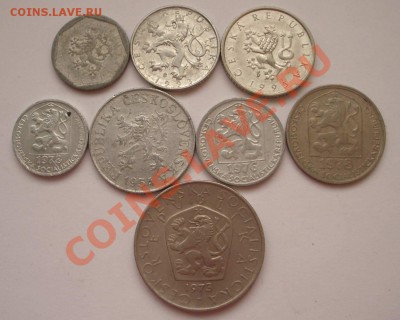 Чехословакия 8 разных монет (окон. 03.12.2010 в 22-00 МСК) - Чехословакия и Чехия 2