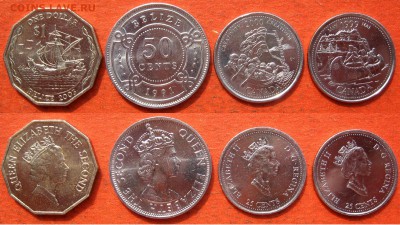 25 центов 1999г.-2006 США штаты юб. 14 шт и др. - 2003