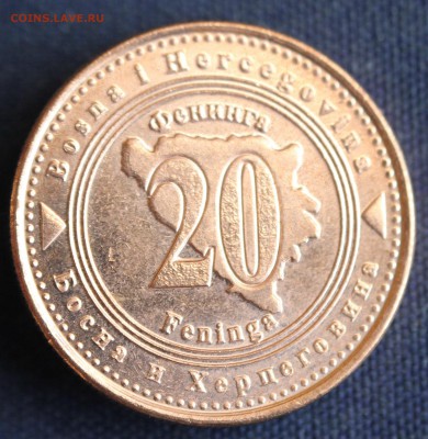 С 1 руб. БОСНИЯ и ГЕРЦЕГОВИНА 20 пф.2013г. UNC до 10.08.в 22 - IMG_2684.JPG