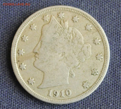 С 1 руб. USA V cents 1910г. LIBERTY до 10.08.в 22-00 - IMG_2577.JPG