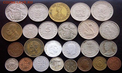 54 разные зарубежные монеты (см. описание). До 05.08_22.08мс - 3