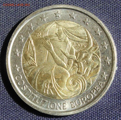 С 1 руб. ИТАЛИЯ 2 евро 2005г. ЕВРОКОНСТИТУЦИЯ  до 11.08 в 22 - IMG_2331.JPG