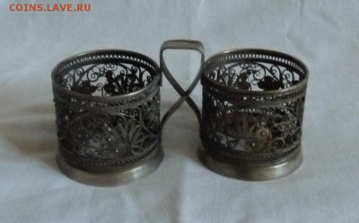 Подстаканники скань и половник мельхиор - подстаканник мельхиор скань.JPG