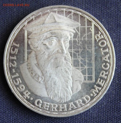 С 1 руб.  ГЕРМАНИЯ 5 марк 1969г. Герхард Меркатор до 11.08 - IMG_2623.JPG