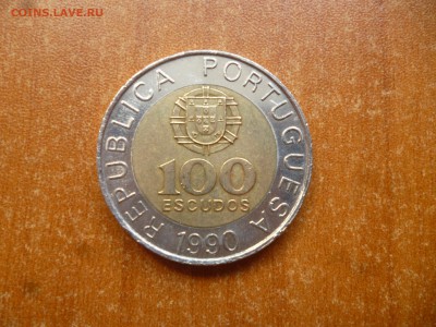 ПОРТУГАЛИЯ 100 эскудо 1990г. до 7.08.16 22-00 мск - P1040936.JPG
